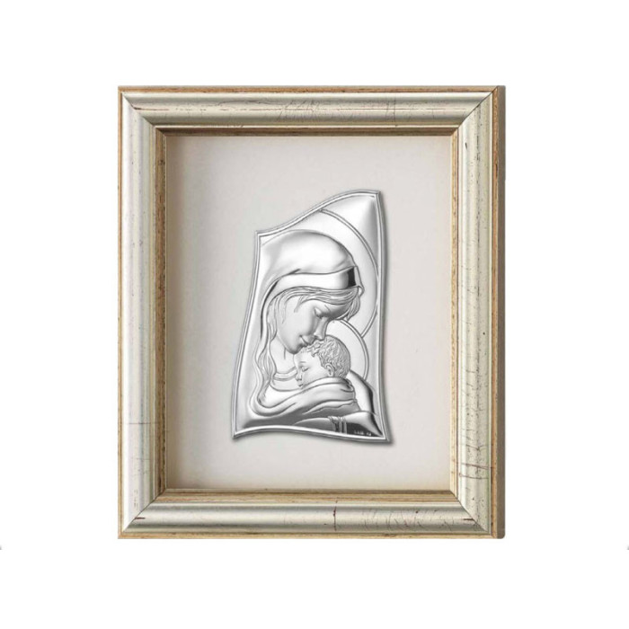 SREBRNY OBRAZ 925 MATKA BOSKA RAMA 16,5X14,5 PREZENT SREBRNY OBRAZ 925 MATKA BOSKA RAMA 16,5X14,5 PREZENT