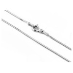 Srebrny łańcuszek 925 linka 8-kątna 45 cm
