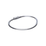 Srebrna bransoletka 925 na magnes 19 cm