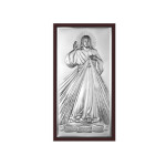 SREBRNY OBRAZ 925 JEZUS W RAMIE 20x38 GRAWER PREZENT
