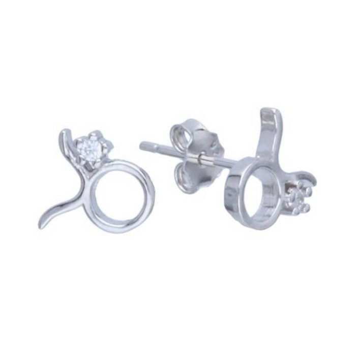 Srebrne kolczyki 925 znak zodiaku byk Srebrne kolczyki 925 znak zodiaku byk