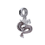 Srebrna zawieszka 925 bead smok 2,97g
