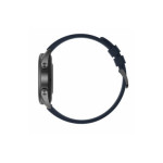 Zegarek Smartwatch granatowy silikonowy pasek z czarną kopertą