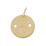 Złota zawieszka 585 znak zodiaku koziorożec 0,82