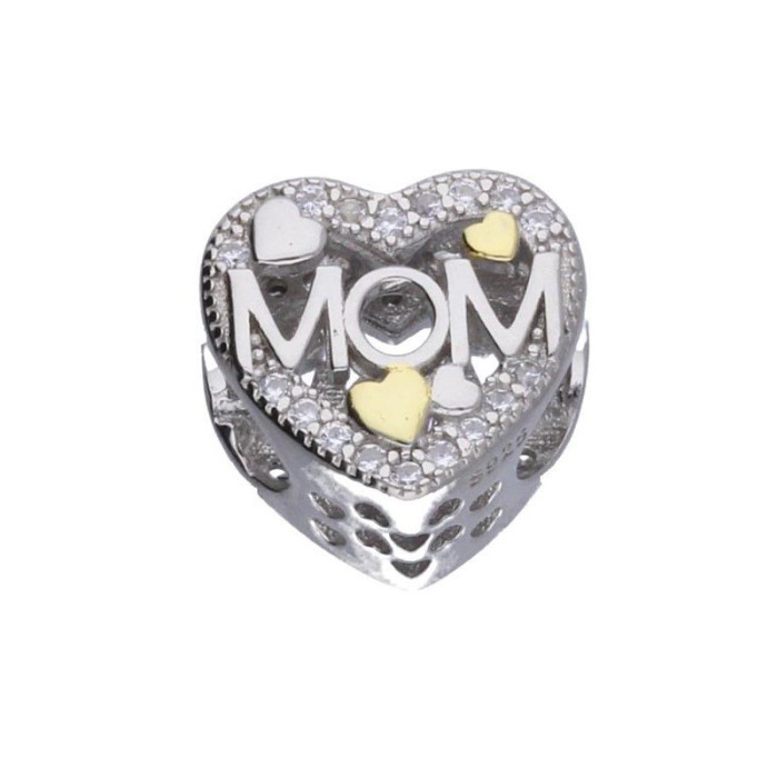 Srebrna zawieszka 925 SERCE Z NAPISEM MOM 2,01g Srebrna zawieszka 925 SERCE Z NAPISEM MOM 2,01g