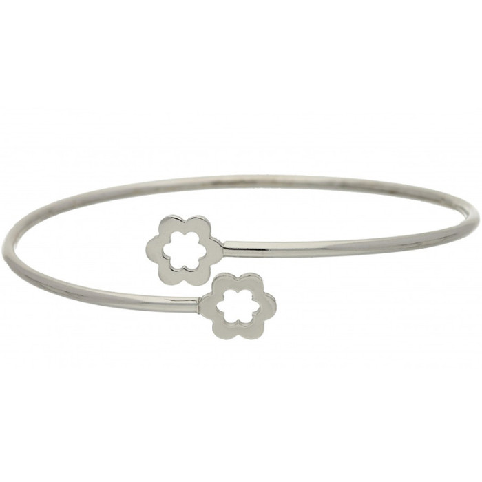 SREBRNA BRANSOLETKA 925 BANGLE KWIATUSZKI 4,75g SREBRNA BRANSOLETKA 925 BANGLE KWIATUSZKI 4,75g