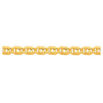 Złoty łańcuszek 585 TIGRA Z ROWKIEM 45 CM 5,25G