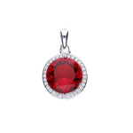 Srebrna zawieszka 925 elegancka z cyrkoniami 1,80g