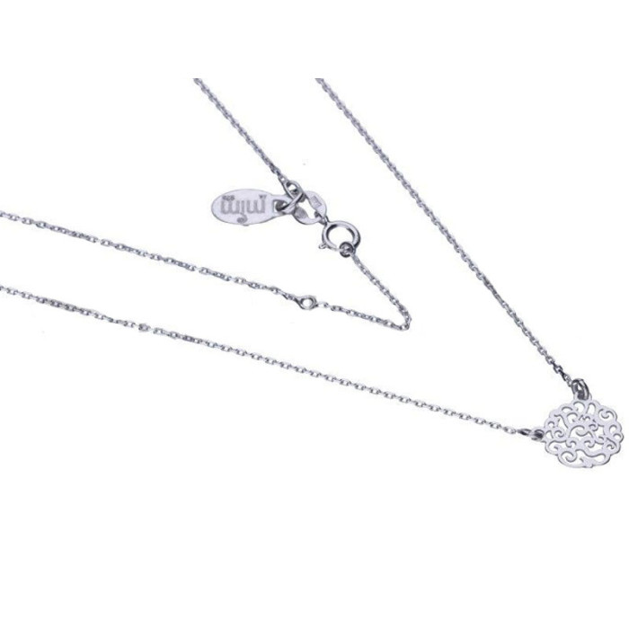 Srebrny pozłacany naszyjnik 925 ażurowy 1,58g Srebrny pozłacany naszyjnik 925 ażurowy 1,58g