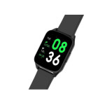 Czarny zegarek Smartwatch z wieloma funkcjami dla sportowców