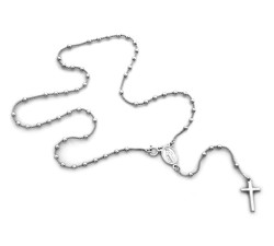 Srebrny naszyjnik 925 religijny z medalikiem 8,0g