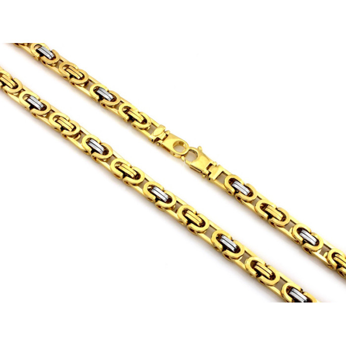 47.25g Złoty łańcuszek 585 splot królewski 60cm 47.25g Złoty łańcuszek 585 splot królewski 60cm