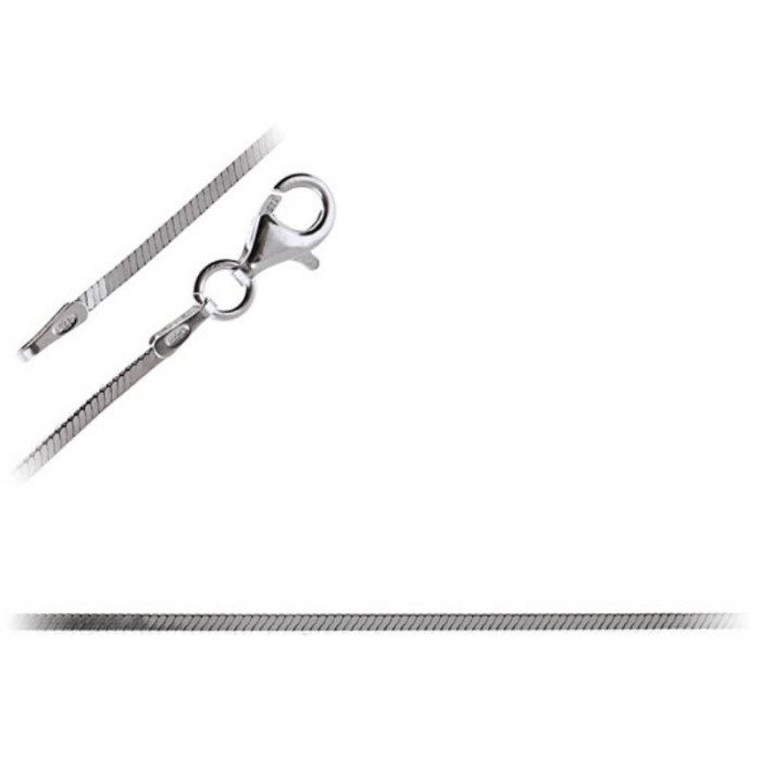 Srebrny łańcuszek 925 linka czterokątna 45 cm Srebrny łańcuszek 925 linka czterokątna 45 cm