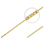 Złoty łańcuszek 585 SPLOT KRÓLEWSKI 55 CM 17,25g