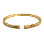 Srebrna bransoletka 925 pozłacana zdobiona bangle 9,78g