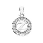 Srebrna zawieszka 925 literka Z w kole 1,15g