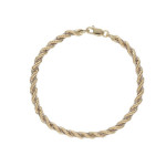 Złota bransoletka 585 skęcany łańcuszek 3,8g