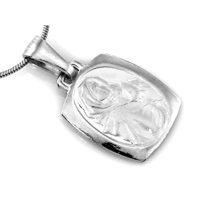Srebrna zawieszka 925 MATKA BOSKA Z DZIECIĄTKIEM 1,94g Srebrna zawieszka 925 MATKA BOSKA Z DZIECIĄTKIEM 1,94g