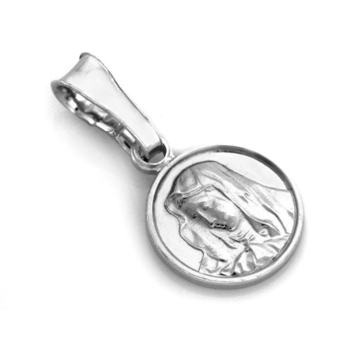 Srebrna zawieszka 925 OKRĄGŁY MATKA BOSKA 1,03g Srebrna zawieszka 925 OKRĄGŁY MATKA BOSKA 1,03g
