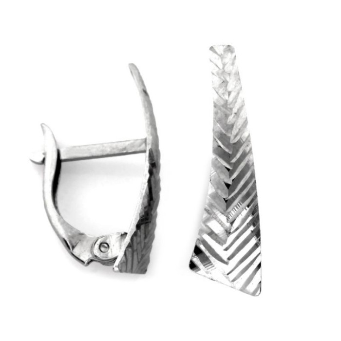 Srebrne kolczyki 925 eleganckie blaszki Srebrne kolczyki 925 eleganckie blaszki