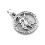 Srebrna zawieszka 925 ZNAK ZODIAKU PANNA 1,77g