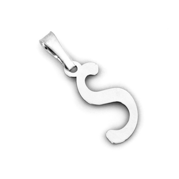 Srebrna zawieszka 925 GŁADKA LITERKA S 0,48g Srebrna zawieszka 925 GŁADKA LITERKA S 0,48g