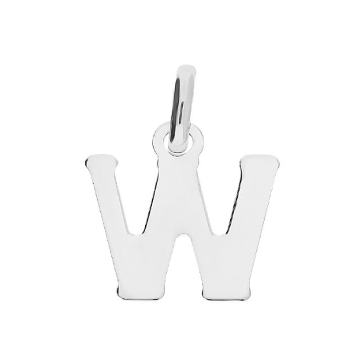 Srebrna zawieszka 925 litera W 0,9g Srebrna zawieszka 925 litera W 0,9g