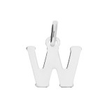 Srebrna zawieszka 925 litera W 0,9g