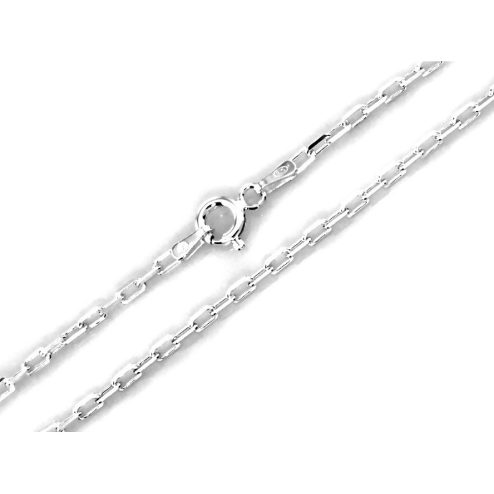 Srebrny łańcuszek 925 męski splot ankier 55 cm Srebrny łańcuszek 925 męski splot ankier 55 cm