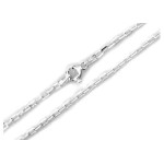 Srebrny łańcuszek 925 męski splot ankier 55 cm