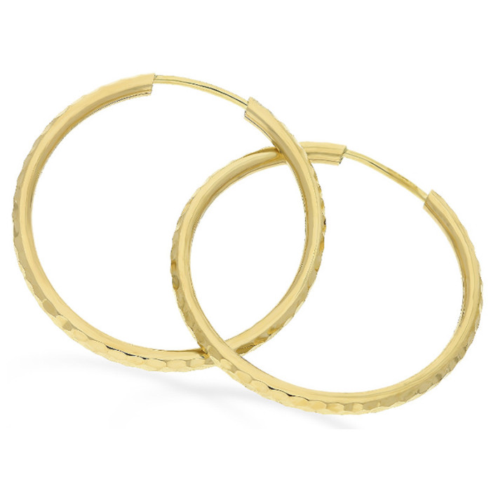 Złote kolczyki 375 koła szarniry 30 mm 1,86 g Złote kolczyki 375 koła szarniry 30 mm 1,86 g