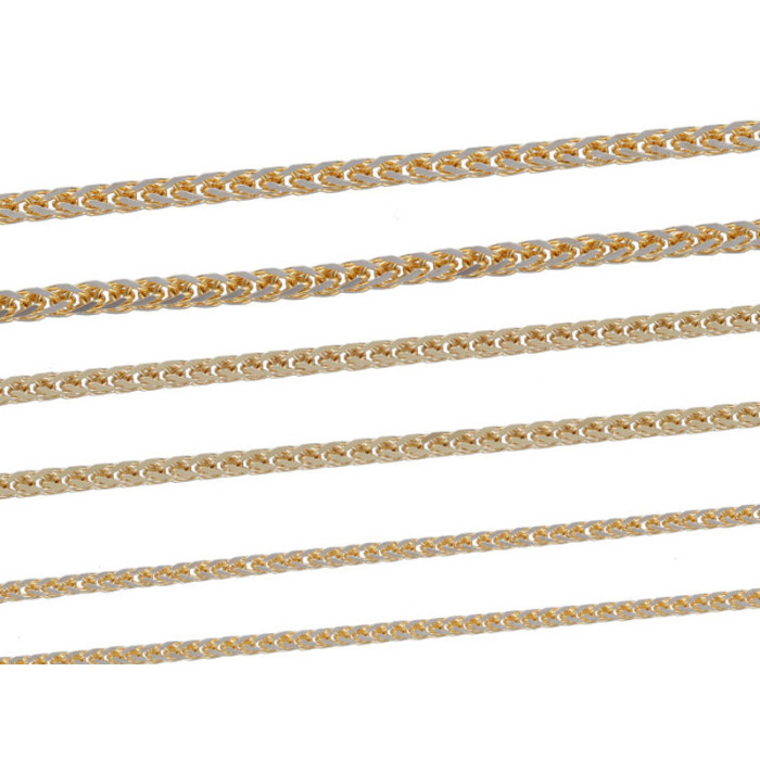 Złoty łańcuszek 585 lisi ogon 55cm Chrzest Komunia 1,94g Złoty łańcuszek 585 lisi ogon 55cm Chrzest Komunia 1,94g