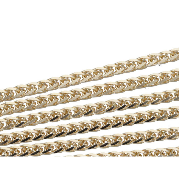 Złoty łańcuszek 585 splot lisi ogon 50cm 14,40g Złoty łańcuszek 585 splot lisi ogon 50cm 14,40g