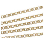 Złoty łańcuszek 585 splot rolo 50cm Chrzest Komunia 2,37g