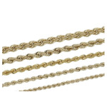 Złoty łańcuszek 585 splot korda 45cm chrzest 9,2g