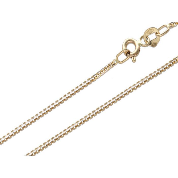 Złoty łańcuszek 585 splot kostka 50cm chrzest 6,6g Złoty łańcuszek 585 splot kostka 50cm chrzest 6,6g