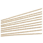 Złoty łańcuszek 585 splot ankier 45cm Chrzest Komunia 2,35g