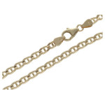 Złoty łańcuszek 585 splot Gucci 45cm chrzest 3,90g