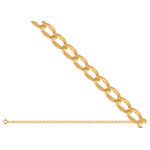 Złoty łańcuszek 585 splot pancerka pancer 50cm 1,50g