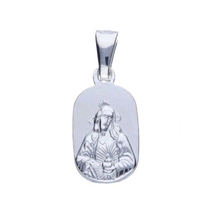 Srebrny medalik 925 blaszka Pan Jezus Chrzest Srebrny medalik 925 blaszka Pan Jezus Chrzest
