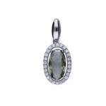 Srebrna zawieszka 925 ELEGANCKA Z CYRKONIAMI 1,62g