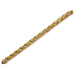 Złota bransoletka 585 o podwójnym splocie 20cm 9,46g