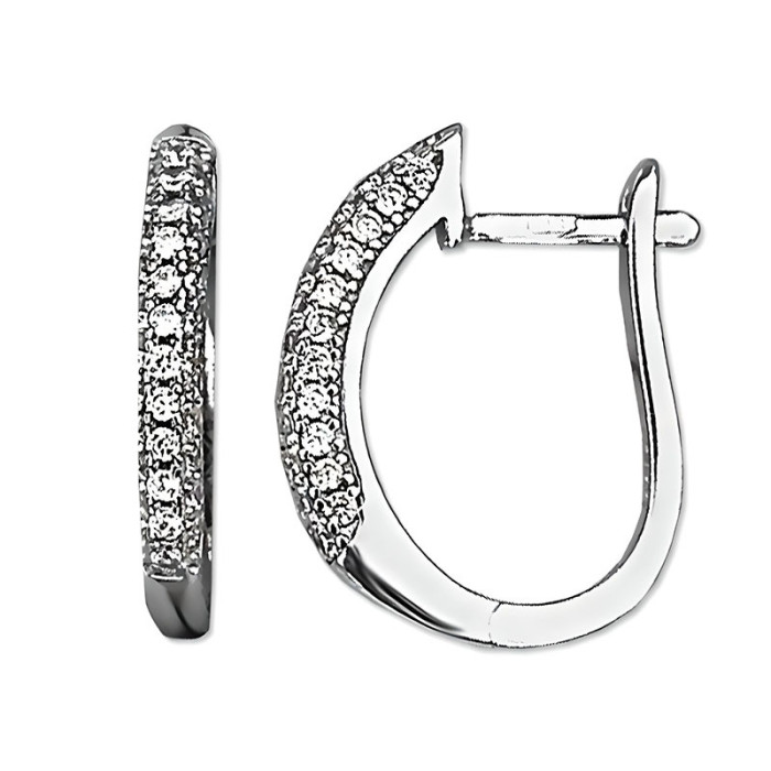 Srebrne kolczyki 925 eleganckie długie przecinki Srebrne kolczyki 925 eleganckie długie przecinki