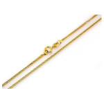 Złoty łańcuszek 585 lisi ogon silny splot 45cm 2,24g