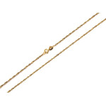 Łańcuszek złoty 375 splot Singapur 1.5mm