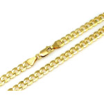 Pancerka łańcuszek z żółtego złota 375 masywny 4.3mm s