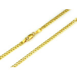 Łańcuszek złoty 375 o splocie pancerka 3.2mm