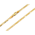 Łańcuszek z żółtego złota 585 splot figaro 2.5mm