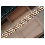 Złota bransoletka 585 elementowa dwustronna 11,48g