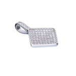 Srebrna zawieszka 925 rąb z cyrkoniami 2,80g